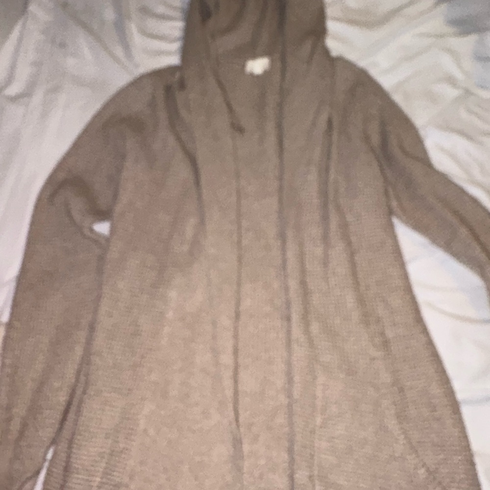 Cyrus Tan Hooded Cardigan